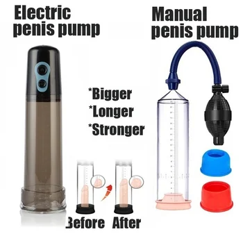 Širitev Vakuumske Črpalke Samodejno moški Širitev Vibrator Električna Črpalka električni penis črpalke vakuumske penis črpalke za penis rokav