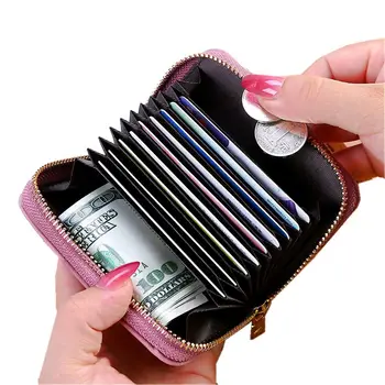 Ženske Lady PU Usnje Organ Id Kartico sim Poslovne Banke Kartico Primeru Moških Kreditne Potni list Rfid Mini Kovanec Denarnica Denarnica Organizator Vrečko