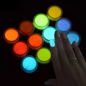 10 Barv Svetlobni Prahu Smolo Pigment Dye UV Smolo Epoksi DIY Izdelavo Nakita 23GE