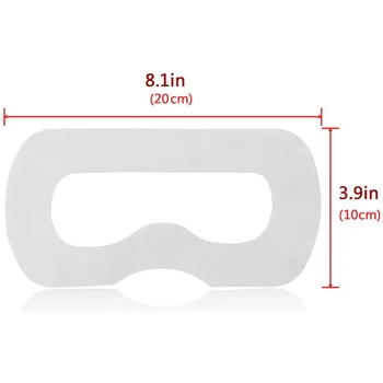100 Kos Primeren za HTC VIVE Izolacije Krpo Brez Uho za Vrv Zaščito za Enkratno uporabo VR Očala Sanitarne Oči Masko