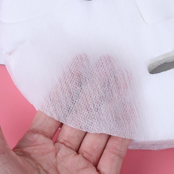 100 kozarcev/veliko Belo DIY Mehko Dihanje nestrupeno Bombaž Obrazno Masko List Papirja za Nego Kože Orodje