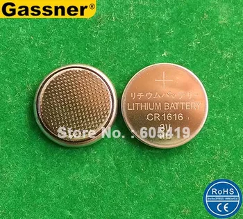 1000pcs/veliko Sveže 3v Litijeve gumbaste baterije CR1616 z zavihki za PCB igre Spajkanje vara zatiči gumb baterije CR1616-1F2