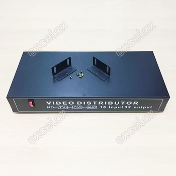 1080P 960P 720P 16CH V 32CH Iz AHD CVI TVI CVBS Video Razdelilnik Razdelilnik 1.5 U Rack Mount za Analogni HD CCTV Sistema za zaščito,