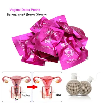 10pcs Vaginalne Detox Biseri za Ženske Lepo Življenje Točko Tamponi Kitajske medicine Brisa tamponi odvajanje toksinov ginekologija pad