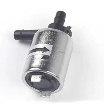 12V DC mala plastika Magnetni Ventil OD 6 mm za Zrak, Plin, Voda N/C navadno zaprt