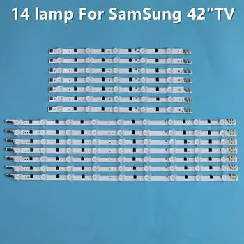 14pcs/set LED osvetlitve ozadja trakovi za Samsung UE42F5300 D2GE-420SCB-R3 D2GE-420SCA-R3 2013SVS42F CY-HF420BGAV1H BN96-25306A 25307A