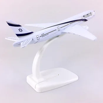16 1:400 B777 model, El Al Zraka Izrael airlines W plastične podlage zlitine letalo letalo zbirateljske prikaz model collection
