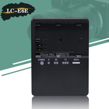 1pcs LP-E6 LPE6 LP-E6 Fotoaparat Baterija Za Canon EOS 5D Mark II III Mark2 mark3 5D2 5D3 6D Z Digitalnim Fotoaparatom, LC-E6E polnilnik