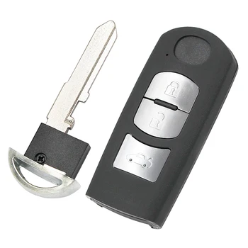 2/3/4 gumbi Nadomestni Daljinski Ključ Lupini Primeru Fob Za Mazda 3 5 6 CX-7 CX-9 s vstavite ključ