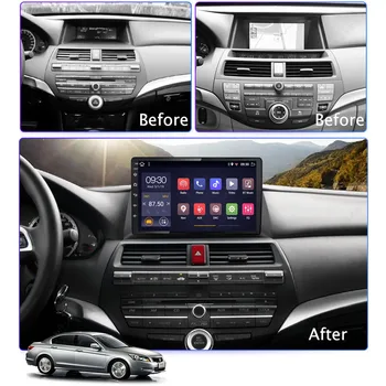 2 din 9 inch Android 8.1 avtoradia za Honda accord 2008-2013 multimedia predvajanje GPS Navigacija stereo Ogledalo povezavo WIFI FM BT