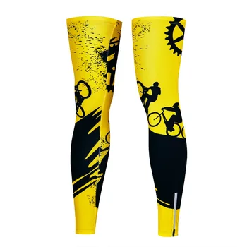 2019 Anti-slip Leg Ogrevalnike Kolesarjenje Zaščito kolena toplejše Šport na Prostem MTB Kolo Kolo Leggins Windproof Kolesarske Nogavice prestavi rdeča