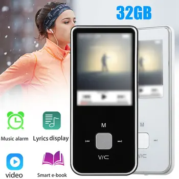 2019 Nov Prenosni Barvni Zaslon HiFi Glasbe MP3 Predvajalnik Z FM Brezizgubni Zvočni Snemalnik do 32GB MP4 Predvajalnik