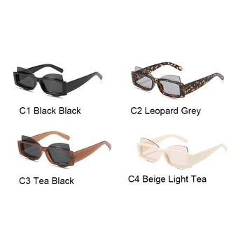2020 edinstveno Mačka očala leče Kvadratni okvir sončna Očala Luksuzne blagovne Znamke Potovanja Punk sončna Očala Moški Ženske Vintage Retro Oculos Lunette