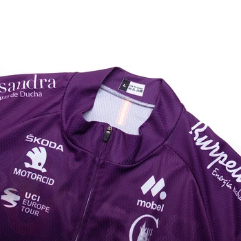 2020 Ekipa Purple Burg Kolesarski Dres 12D Gel Kolesarske Hlače Obleko MTB BH Ropa Ciclismo Mens Poletje Kratko Kolesarjenje Maillot Obrabe