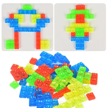 2colors Ustvarjalne Intelektualne Igri Tangram Matematiko Igrače gradniki 2 v 1, Igre Otroci Stranka, Igrače Za Otroke