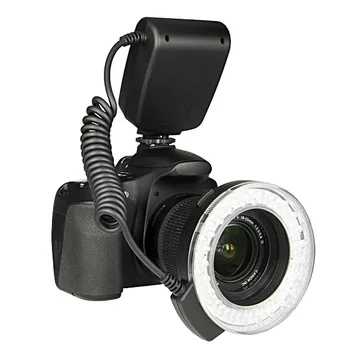 48 kos Makro LED Ring Flash Svetlobe za NIKON Canon, Olympus, Sony(HDMI) DSLR Fotoaparati