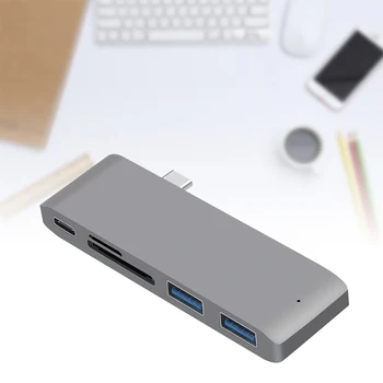 5-v-1 USB-C VOZLIŠČE Tipa c Card Reader Adapter Tip-c Hitrost Prenosa Zamenjava za 13/15inch MacBook Pro 2016