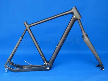 53 cm F603 Toray Ogljikovih Vlaken Sijajni / Matt 700 C Cyclocross Kolo Kolesa, Kolesarski Okvir + Vilice + Objemka + Slušalke