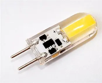5PCS GY6.35 Pin Silikonski COB LED Reflektor Žarnice ,Zatemniti LED Corn Kristalni Lestenec Žarnica AC/DC 12V za Varčevanje z Energijo