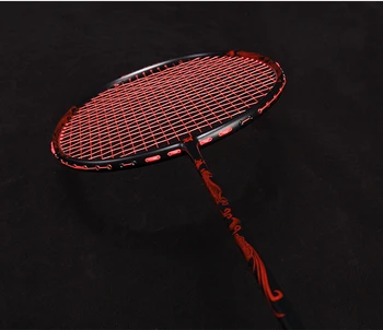 62g Super Lahkih Ogljikovih Vlaken Badminton Lopar Visoko Funtov Do 35LBS Strokovno Žaljivo Eno Phoenix Loparjev Q1252CMD