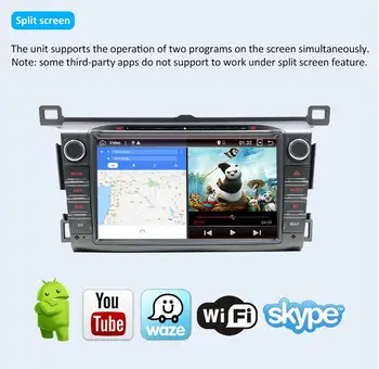Android 10.0 2 din avtoradio GPS Avto DVD Predvajalnik Za Toyota RAV4 RAV 4 2013 2016 bluetooth, wifi RDS WIFI avto večpredstavnostnih