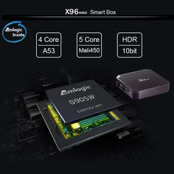 Android 9.0 X96 mini Smart TV BOX 1 GB/2 gb RAM-a Amlogic S905W 2.4 G WiFi X96mini hitra dostava Set top TV box samo Ne app vključeno