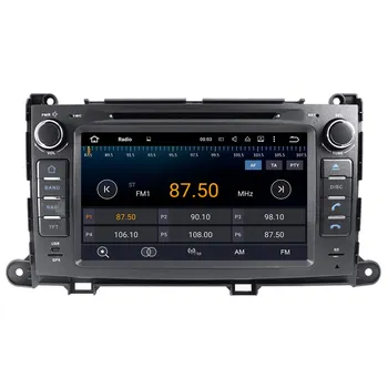 Android 9 8 Core Zaslon IPS Avto GPS Navigacijski DVD Predvajalnik Večpredstavnostnih Recoder Za Toyota Sienna 2009 2010 - Stereo Vodja Enote