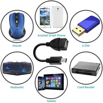 Android Tablet Kabel Adapter Set-micro USB Otg; Mini USB Otg; Hdmi Ženski Mikro-Hdmi Moški;hdmi Mini-omogočen Naprav Hdmi