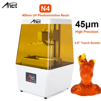 Anet N4 3D Tiskalnik 405nm UV Tiskalnik Fotoobčutljivih Smolo SLA 3d Tiskalnik Nadgrajeno Impresora 3d Mini 3D