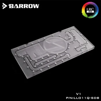 Barrow, Akril Odbor kot Vodni Kanal uporabite za LIAN LI O11 Dinamične Računalniške Primeru za Oba CPU in GPU Blok RGB 5V 3PIN plovnih poteh