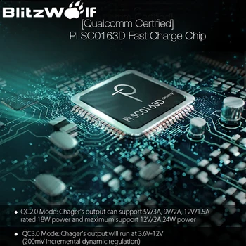 BlitzWolf 18W hitro Hitro Polnjenje 3 Univerzalni Telefonski Polnilnik, Mikro USB Kabel Tip C Mobilni Mobilni Telefon Pribor za Polnjenje QC 3.0