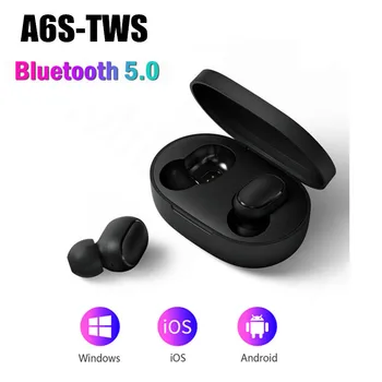 Bluetooth Slušalke Brezžične Slušalke za Xiaomi Redmi Airdots šport Čepkov Touch kontrole mic za iOS in Android, ki je na zalogi