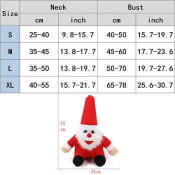 Božič Dog Santa Claus Cosplay Kostum Velik Pes, Psiček Božič Santa Lutka + Kostume za Hišne živali Oblačila za Jahanje Oblačil Set S-XL