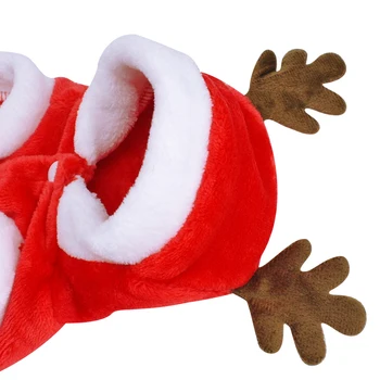 Božič Oblačila za Pse Majhne Pse Božiček Kostum za Pug Chihuahua Yorkshire Hišnih Mačk Oblačila Jakno Plašč Domače živali oblačila za pse, za hišne živali