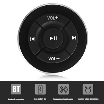 Brezžična tehnologija Bluetooth Daljinski upravljalnik Avto Volan motorno kolo, Kolo Krmilo Media Remote Controller Sprožilec za iOS Android