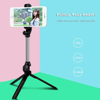 Brezžična tehnologija Bluetooth Selfie Palico Stojalo Z Daljinskim upravljalnikom za iPhone Huawei Samsung Android za Mobilne naprave Monopod Selfie Palico Zaklopa