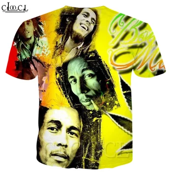 CLOOCL Reggae Pevec Avtor Bob Marley T-shirt 3D Tiskanja Tshirt Moški Ženske Kratek Rokav Harajuku T Majice, Trenirke Vrhovi
