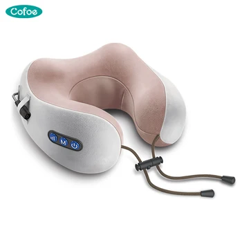 Cofoe Vratu Električni Massager U-shaped Vratu Blazino Zaščito Vratne Hrbtenice Dom in Zunanji Massager Sprostitev, Zdravje Izdelka