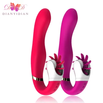 Dildo Sesanju Vibratorji za Žensko Ustni Jezika piha v Vagino, Sesalne Vibrator za Klitoris Stimulator Erotično Sex Igrače Za Odrasle