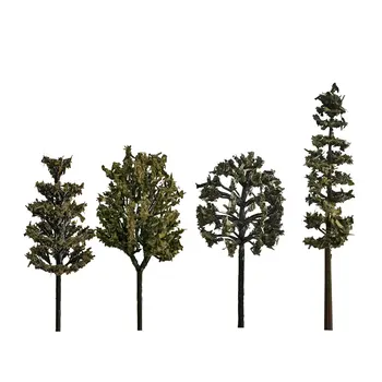Diorama Umetno Drevo Listov Materiala Miniaturni Model Scene Teraso DIY Pesek Tabela Vegetacije, Postavitev 100 ml