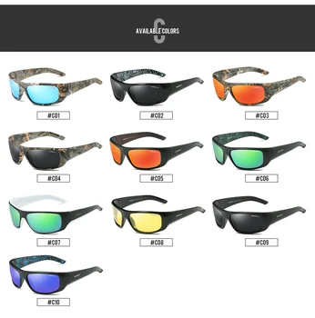 DUBERY Šport Polarizirana sončna Očala Za Moške sončna Očala Kvadratnih Vožnje Osebnost Barvno Ogledalo Luksuzne blagovne Znamke Oblikovalec Zadrgo Polje