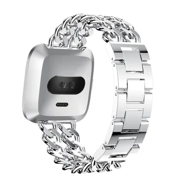 Dvakrat Zapored Kavboj Verige Zlitine Watch Band Zapestje Traku Za Fitbit Obratno Lite Hitro Sprostitev SmartWatch Modni Dodatki