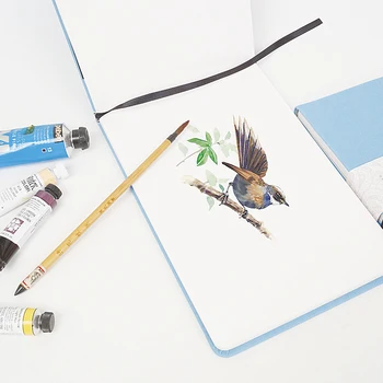 Dwurer 300g Akvarel Papir Blok Skicirko Težko Pokrivajo 24 Listov Umetnik Aquarelle Papir Za Akvarelov In Mokro Medijev Blok