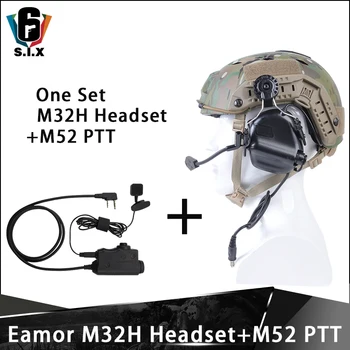 Earmor Softair Taktično Letalstvo Slušalke M32H MOD3 Za OBLOČNO Čelada Tirnice Tok In Taktično PG Earmor M52
