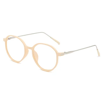 Elbru Classic Vintage Očal Okvir Ultralahkih Udobno Jasno, Leče Očala Anti-modra Svetloba Navaden Očala Za Moške In Ženske