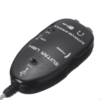 Električna Kitara tCable Audio, USB Link Interface Adapter Kitara Predvajalniki Dodatki za PC Snemanje Glasbe