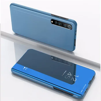 Flip primerom Ogledalo Za Huawei Y8P Primeru 2020 FashionPU Usnja Kritje Za Huawei Y8P Luksuzni Zaščitna Telefon Primerih Za Huawei Y 8P