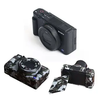 Fotoaparat Telo zaščitna Nalepka kože Film Komplet za Sony ZV-1 ZV1 Vlogging Fotoaparat nič-dokazilo DIY dekoracijo
