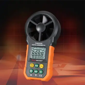 HYELEC MS6252A Digitalni Hitrost Zraka Anemometer / Zrak tipka za Glasnost / Pretok Zraka Test Meter 875F