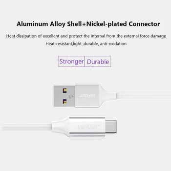 JIANHAN USB Tip-C Kabel 5A Hitro Polnjenje in Sinhronizacijo Podatkov Tip-C Polnilnik USB Kabel za Macbook Xiaomi 4c NEXUS 5X